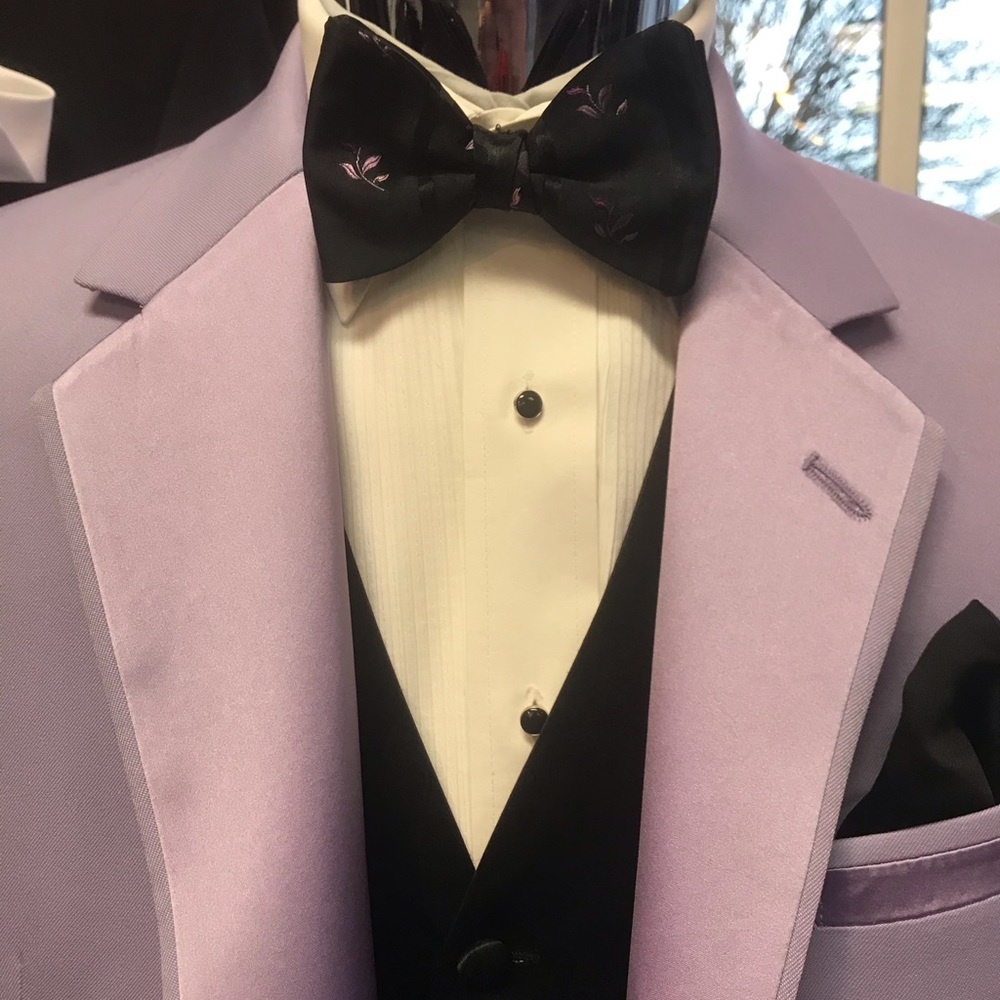 Retro Andrew Fezza Lavender Tuxedo Jacket - image 3